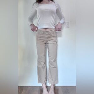 J. Jill High-Rise Wide-Leg Ankle Jeans